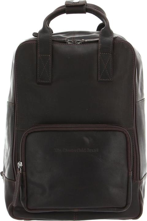 Actual product image The Chesterfield Brand Wax Pull Up backpack leather 36 cm laptop compartment