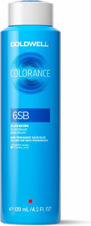 Produktbild Goldwell COLORANCE demi-permanent hair color #6SB 120 ml (6SB 	silber braun)