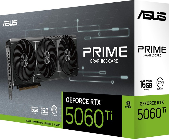 Actual product image ASUS Prime GeForce RTX 5060 Ti (16 GB)