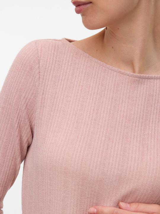 Actual product image Mamalicious Normal geschnitten U-Boot Ausschnitt Schmale Ärmel Top Bluse (XXL)