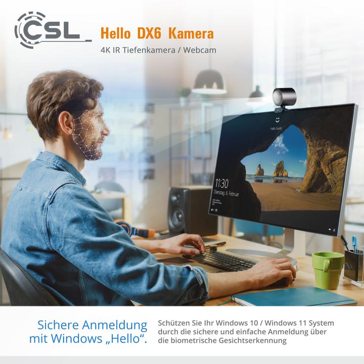 Actual product image CSL Hello DX6 WebCam (8.30 Mpx)