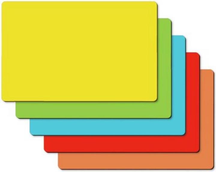 Sigel Moderationskarten Magnetic Notes farbsortiert 10,0 x 15,0 cm, 25 St.