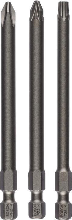 Actual product image Bosch Professional Zubehör Bosch Professional bit set PH 2, PZ 2, T 25 Acces (Hexagon socket TX M25, Cross Phillips PH M2, Cross Pozidriv PZ M2)
