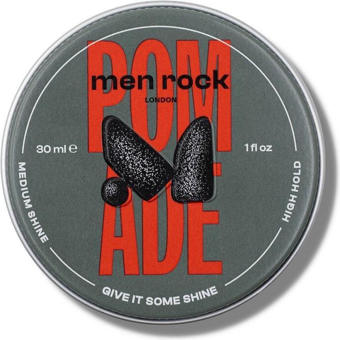 Immagine prodotto Men Rock Men-Rock - Pomata a media brillantezza - Grasso per capelli - 90ml (Pomata, 90 ml)