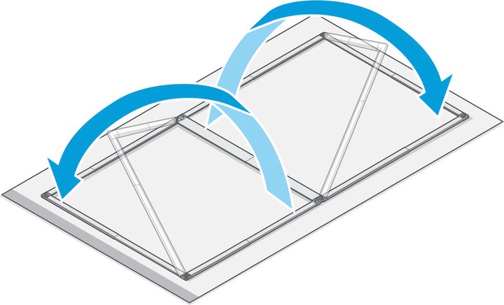 Image du produit tesa Moustiquaire FALT pour portes, cadre en aluminium à taille réglable, pliable (220 x 100 cm)