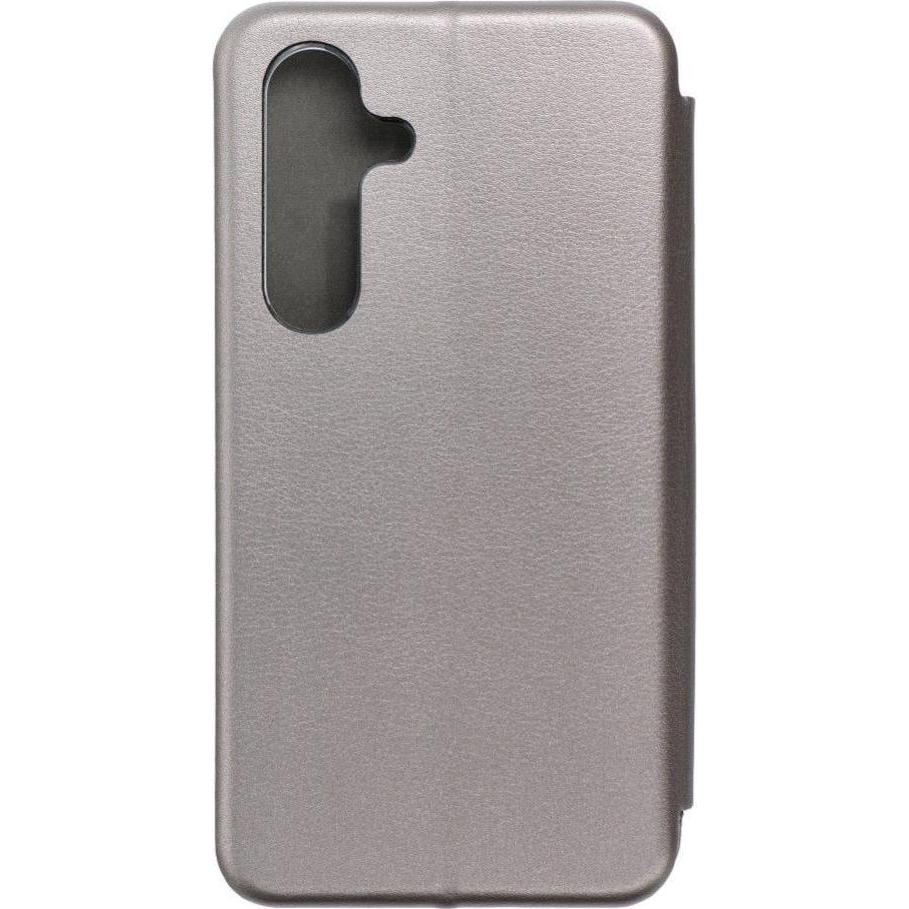 OEM Book case ELEGANCE book case for SAMSUNG S24 grey (Samsung Galaxy S24+), Cover smartphone, Grigio
