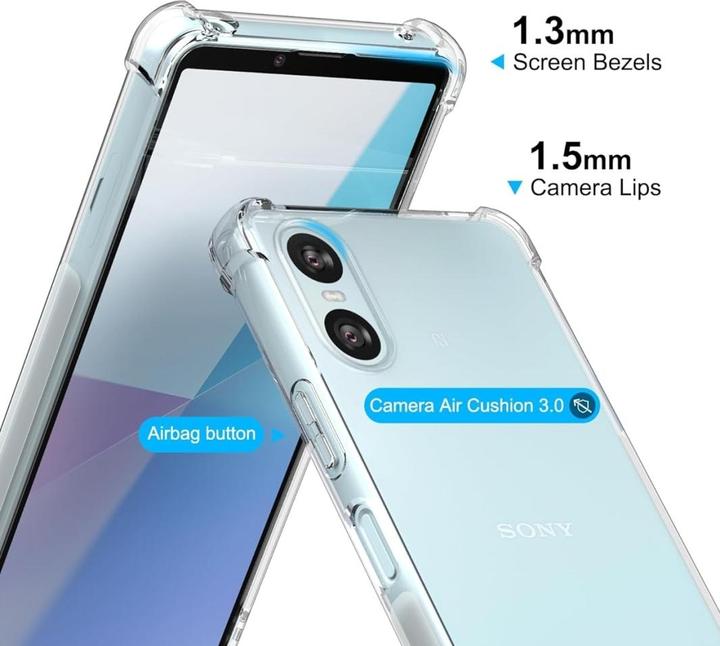 Immagine prodotto Screenguard Sony Xperia 10 VI Custodia Crystal Soft Airbag Bumper (Sony Xperia 10 VI)