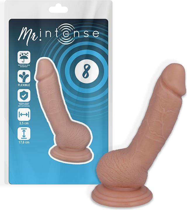 Actual product image Mr. Intense MR INTENSE 8 REALISTIC PENIS 17.6 -OR- 3.5CM