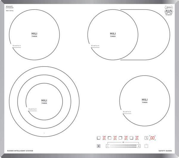 Produktbild Kaiser KCT 6715 FW (59 cm, Glaskeramik Kochfeld)
