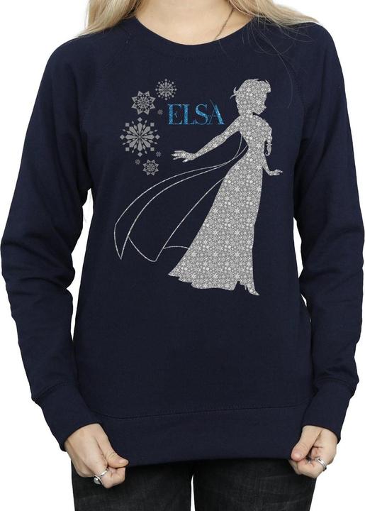 Produktbild Disney Frozen Elsa Christmas Silhouette Sweatshirt (L)
