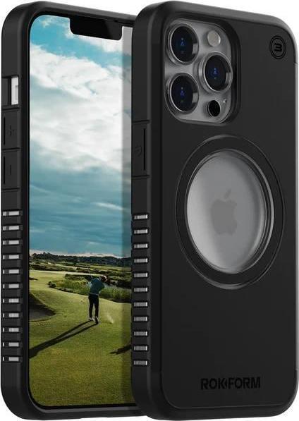 Rokform Eagle 3, Custodia magnetica da golf per iPhone 13 Pro, nera (Apple iPhone 13 Pro)