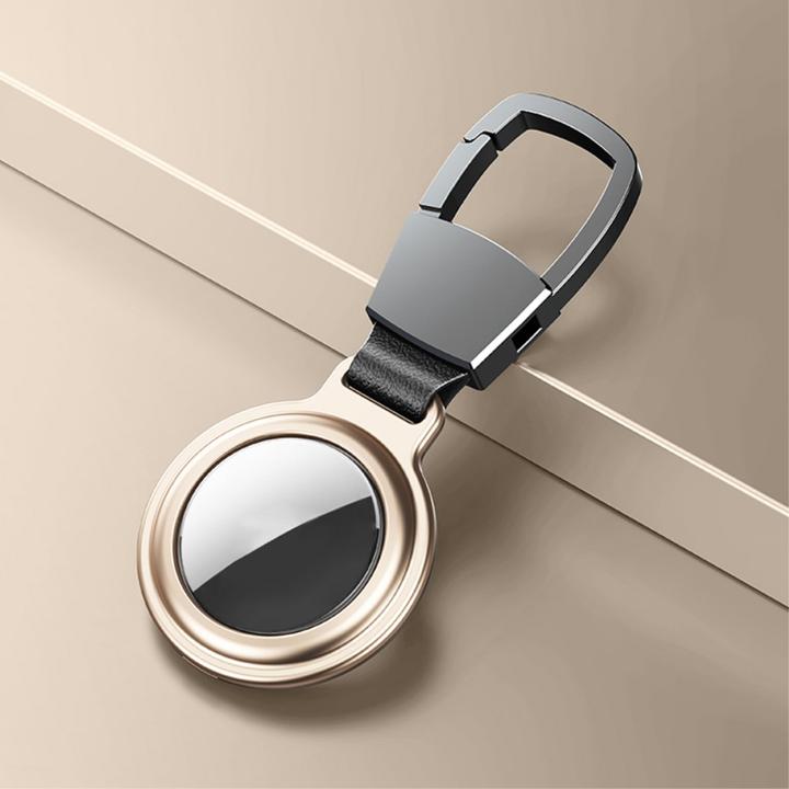 Actual product image Ueli Express Aluminium Magnetic Keyring Holder for Apple AirTag Gold