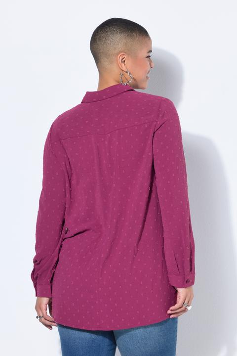 Produktbild Studio Untold Hemdbluse, Straight Shape, Dot-Struktur, Langarm (54, 56)