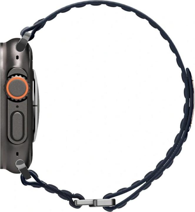 Actual product image Spigen WBF0 Apple Watch (44/45mm) / Watch 10/11 (46mm) / Ultra (49mm) Band Navy (Fabric, Nylon, Plastic)