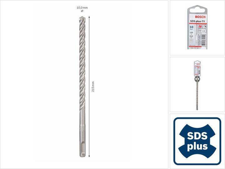 Actual product image Bosch Professional Zubehör BOSCH Hammer drill SDS-plus-7X (10 mm)