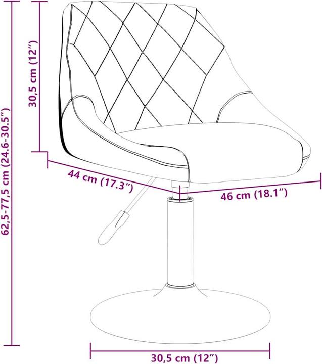 Actual product image VidaXL Bar stool