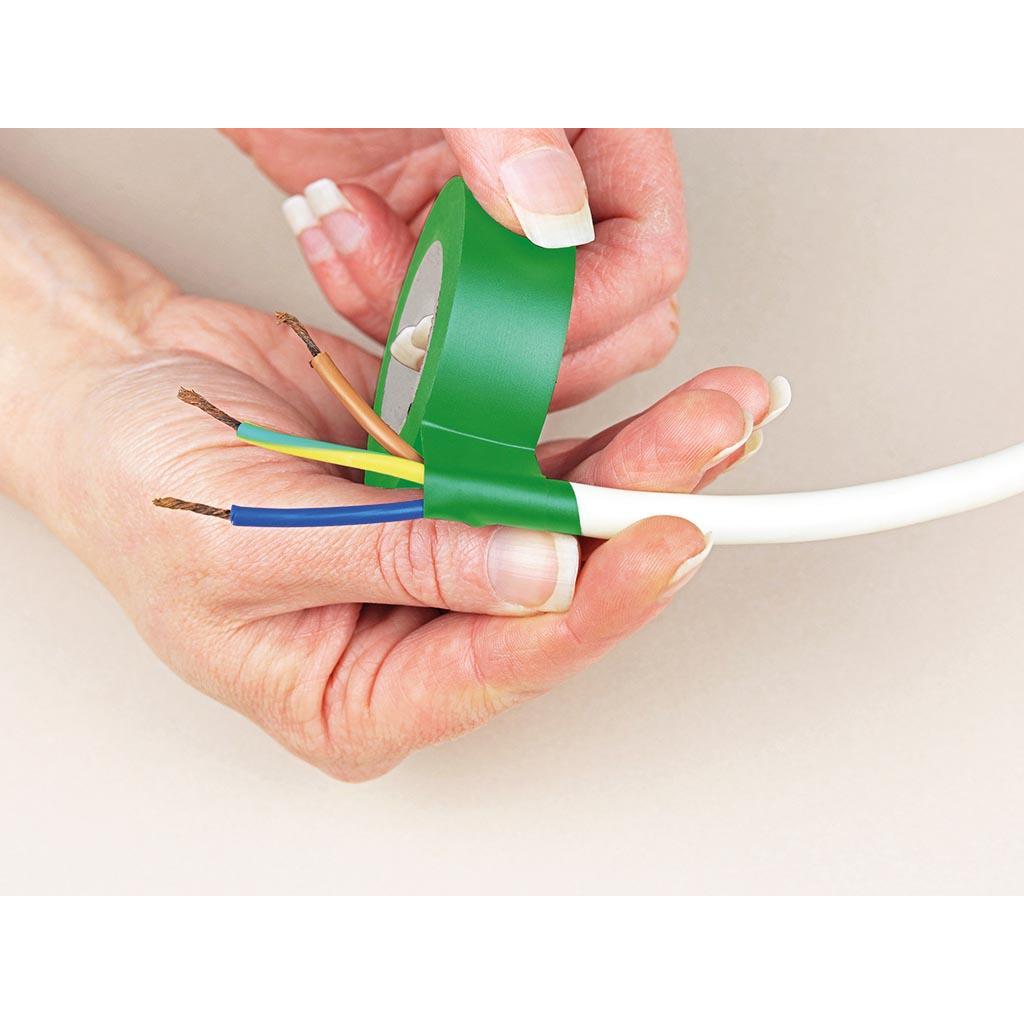 Thumbnail - 10x Nitto, Klebeband, ISOLIERBAND - GRÜN - 19 mm x 10 m (19 mm)