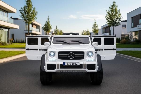 Produktbild Es-toys Kinderfahrzeug – Elektro Auto „Mercedes Maybach G650“ – Lizenziert –2 Sitzer- 24V, 4 Motor (24 V)