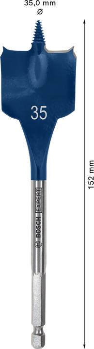 Produktbild Bosch Professional Zubehör EXPERT Self Cut Speed Flachfräsbohrer, 35 x 152 mm (35 mm)