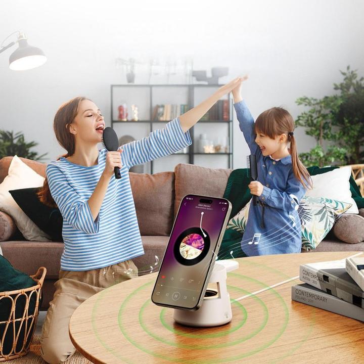 Image du produit Duzzona W23 Series Wireless Charger mit Bluetooth Lautsprecher (15 W)