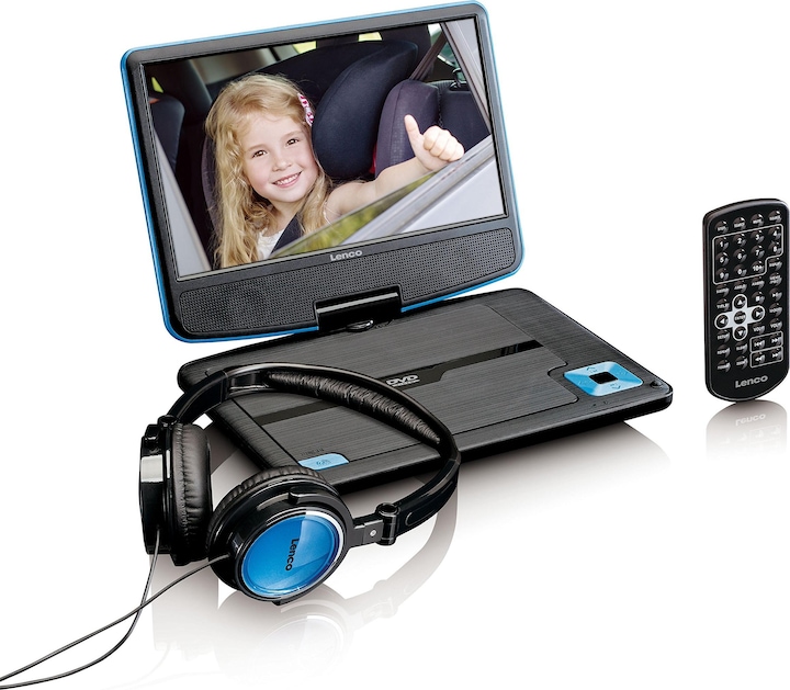 Actual product image Lenco Portable player DVP-910 (DVP910BLAU) (Portable DVD player)