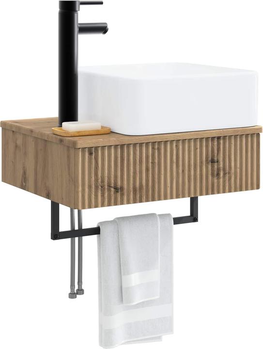 Actual product image vidaXL Wandmontiertes Waschbecken (410 mm, 500 mm)