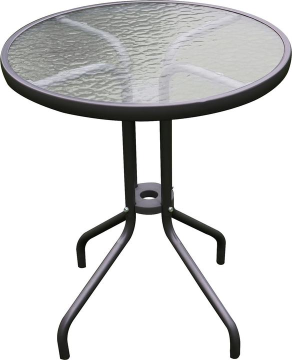 Produktbild Mojawo Bistro Sitzgarnitur Bistrogarnitur 4-teilig Silber/Anthrazit