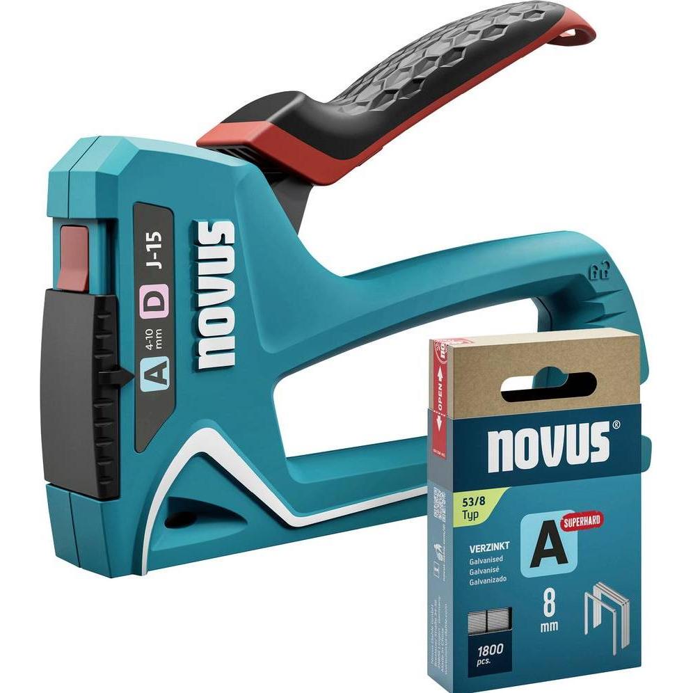 Novus, Tacker + Nagelpistole, Tools J-15 030-0457 Handtacker Klammernlänge 4 - 10 mm