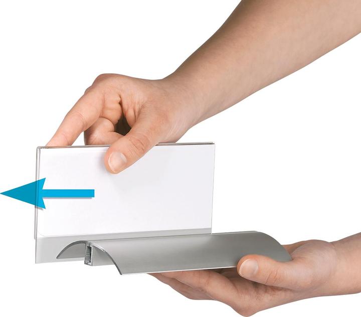 Produktbild Durable Tischnamensschild, Acryl mit Aluminiumfuss