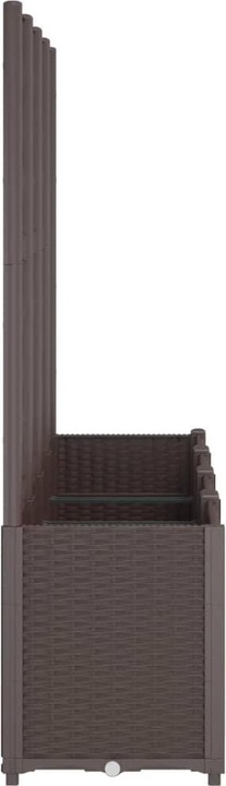 Actual product image VidaXL Planter with trellis PP