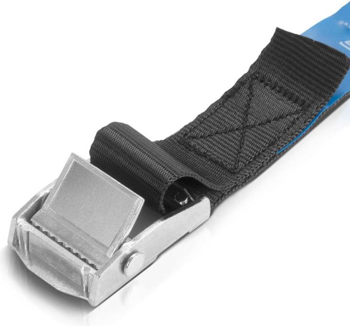 Image du produit Stahlwerk Lot de 4 sangles de serrage 6 m x 25 mm LC 250 daN Sangle de fixation Sangle d'arrimage