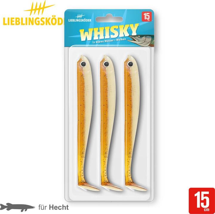 Actual product image Lieblingsköder Whisky (clear water, clouds) (15 cm)