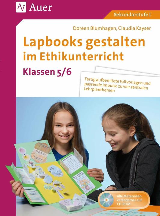 Produktbild Lapbooks gestalten im Ethikunterricht 5-6 (Deutsch, Claudia Kayser, Doreen Blumhagen, 2017)