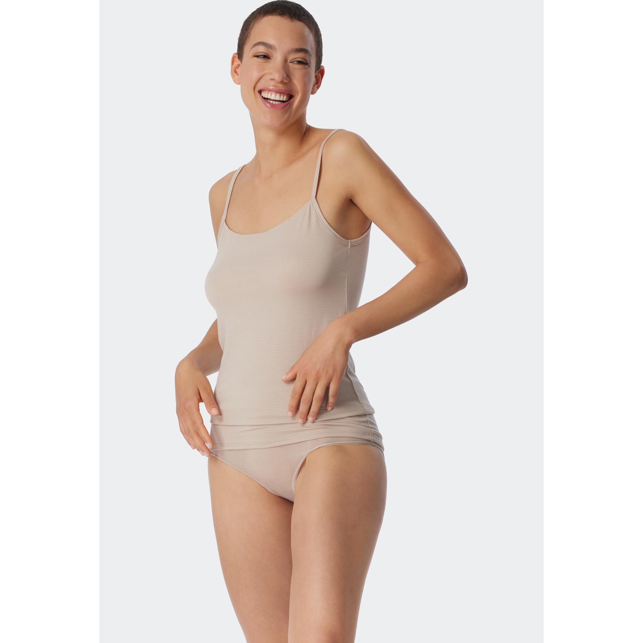 Thumbnail - Schiesser, Damen, Shirt, Modal Essentials Spaghetti-Top, Beige, (38)