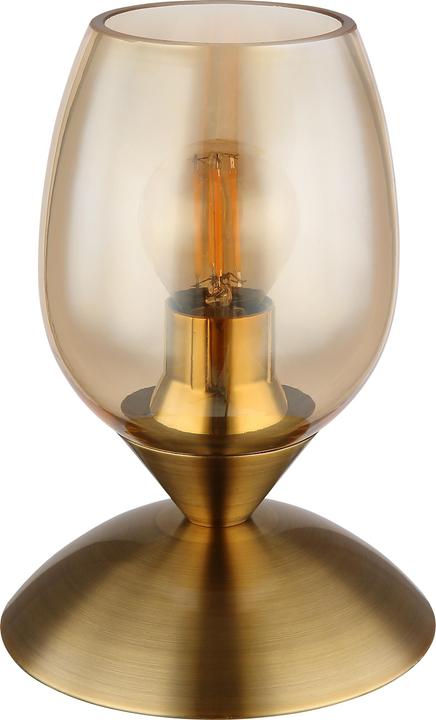 Globo Kuwaita E14 Tischleuchte Messingfarben Matt, Metall 18cm 24007M (E14)