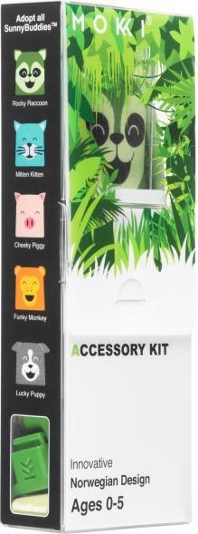 Image du produit Mokki Kit d'accessoires Raccoon vert 0-5 ans click & change