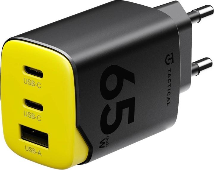 Actual product image Tactical Minimi GaN 65W AAC / Ladeadapter / 2x USB-C / USB-A (65 W, 3 ports)