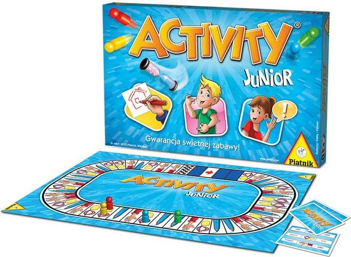 Piatnik Activity Junior word board game for children (Polish, English)