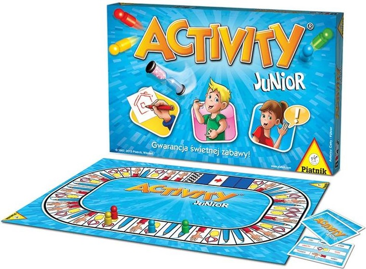 Produktbild Piatnik Activity Junior Wortbrettspiel Kinder (Polnisch, Englisch)