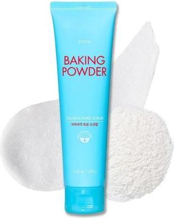 Etude House New Baking Powder Crunch Pore Scrub 7fl.oz 200ml Deep Pore Skin Care Korean Exfoliate & (Cleansing scrub, 200 ml)