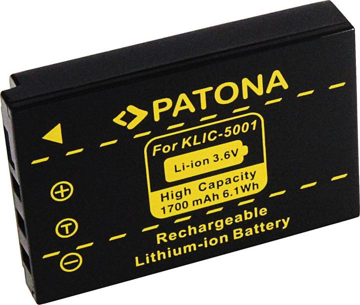 Produktbild Patona Akku f. Kodak EasyShare Z730 DX7630 DX7590 Klic-5001 (Kamera Akku)