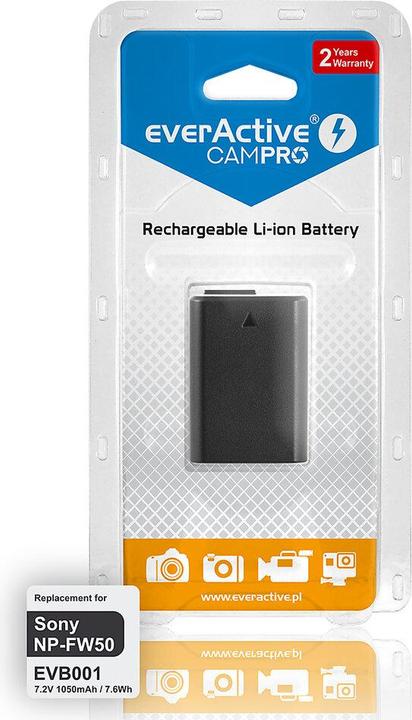 Actual product image Everactive EVB001 (Camera battery)