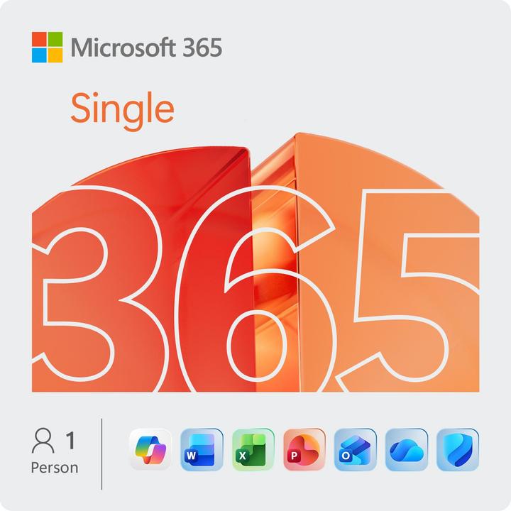 Produktbild Microsoft 365 Personal (Englisch) (1 User, 12 Monate)