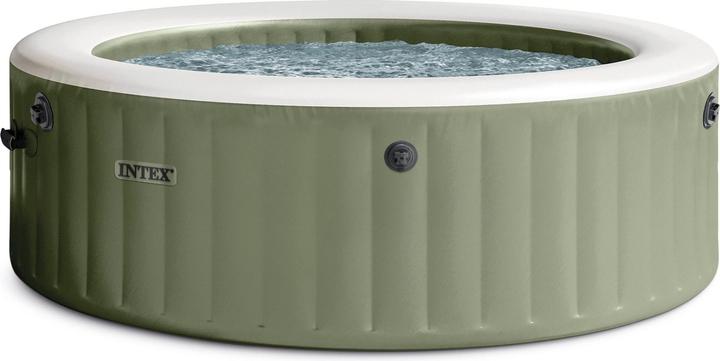 Intex 6-Personen Olive Grün Round Bubble Spa Set