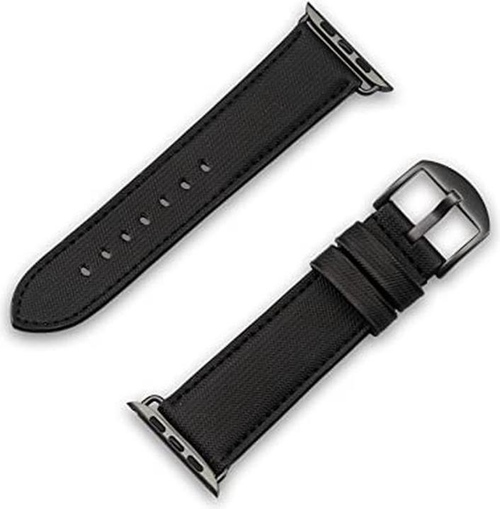 Immagine prodotto JT Berlin Cinturino Wannsee | Apple Watch Ultra/42/44/45mm | nero - grigio spazio alluminio | M | 1 (42 mm, Alluminio)