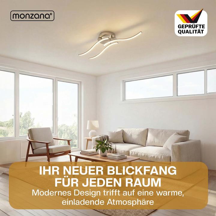 Produktbild Monzana LED Deckenleuchte Tripple bolge (1200 lm)