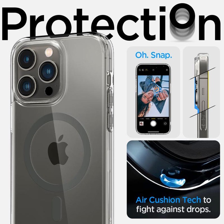 Image du produit Spigen Ultra Hybrid Case MagSafe pour Apple iPhone 14 Pro - graphite (Apple iPhone 14 Pro)