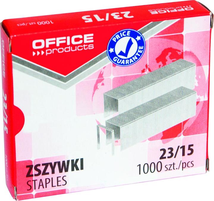 Office Products Staples, 23/15, 1000 pieces (1000x)