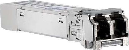 Actual product image Matrox Extio 3 multimode SFP optical transceiver duplex-LC fibre connector