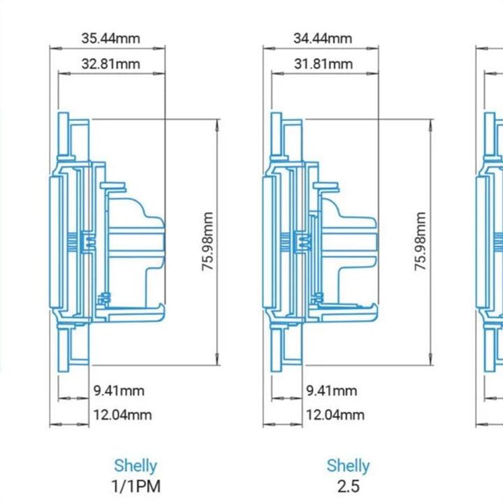 Produktbild Shelly Wall switch 1 - white